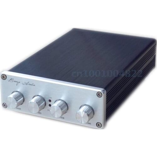 Breeze Audio OPA2604 LME49720 Op amp Preamplifier Improve sound quality High Middle Low Three tones Audio Preamplifier