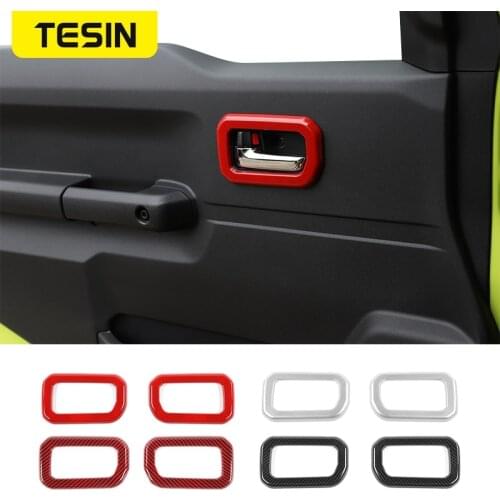 Interior Mouldings for Suzuki Jimny JB74 Car Interior Door Handle Decoration Cover for Suzuki Jimny 2019 2020 Car Accessories