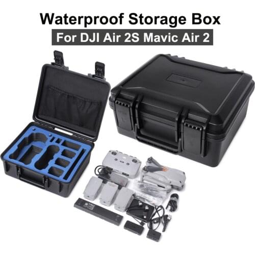 Waterproof Storage Bag for DJI Air 2S Explosion-proof Hard Cover Shell Handbag Portable Carrying Case for Mavic Air 2 Accessory