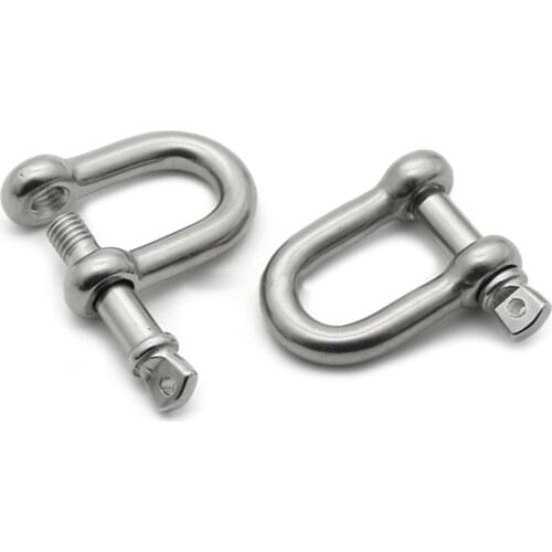 1pcs M25 Bow Shackles Recovery Rigging Tow D-Ring Screw Pin Anchor Bow Shackle Rigging European Style for Chains Wirerope