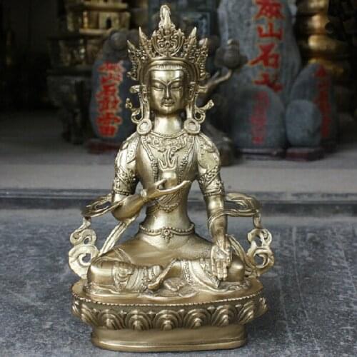 Art boutique opening copper ornaments decangwang Bodhisattva Tara Tantric Buddhism supplies Home Furnishing Jewelry Set