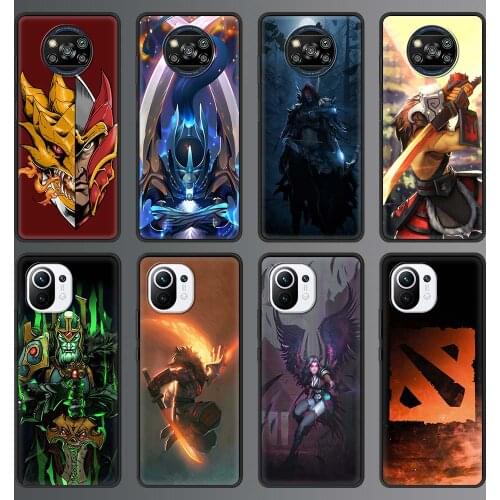 Phone Case for Xiaomi Mi Note 10 Lite 11 10T Pro 5G 9T Poco X3 NFC M3 Silicone Back Cover Mobile Bag dota 2 Game Boy
