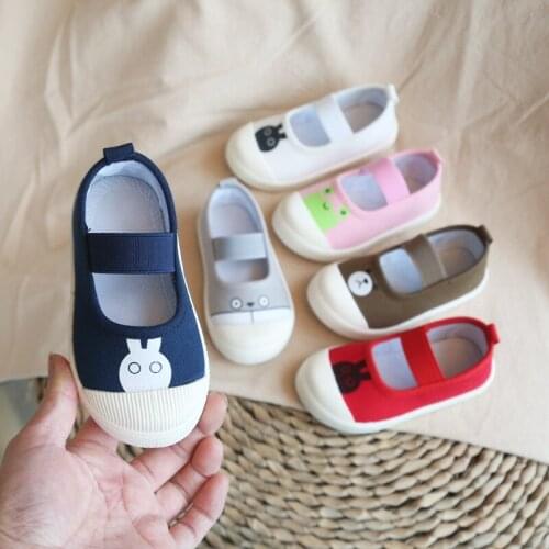 Children canvas shoes spring/autumn baby girls casual sneakers kids boys breathable flat shoes leisure outdoor sneakers fashion