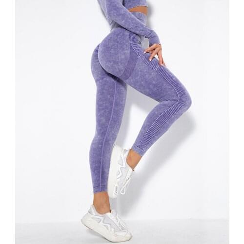 Breathable Gym Fitness Push Up Clothing Girl Yoga Pant Tights Yoga Pants Women Seamless Knitted Sport Short High Waist Leggings