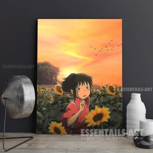 Chihiro Real life art Canvas Wall Art Painting Decor Poster Bedroom Study studio print Living kid Room Home Decoration Prints