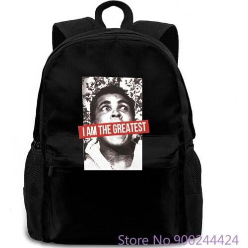 Muhammad Ali Mens Greatest White 2018 Man Loose backpack