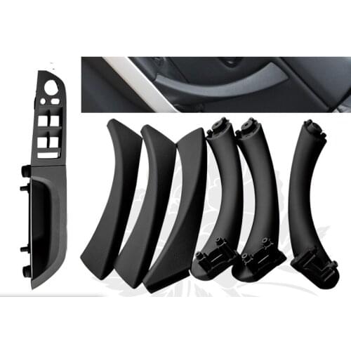 Car Interior Handle Interior Door Panel Pull Trim Gray Beige Black Left Right Cover For BMW 3 Series E90 E91 316 318 320 325 328