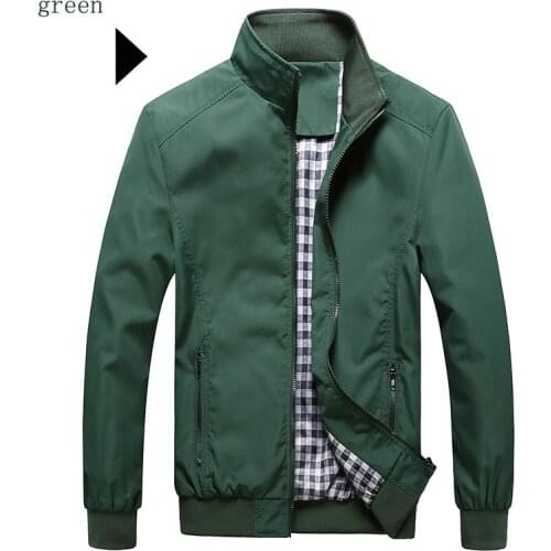 2021 Spring and Autumn New Casual Solid Color Fashion Slim Bomber Jacket Mens Coat New Baseball Jacket Mens Jacket M-5XL Top