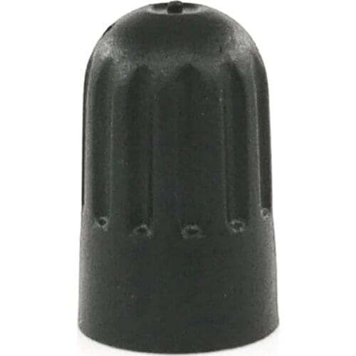 1000pcs TPMS Tire Valve Stem Caps with Rubber Seal Black Plastic Tyre Valve Dust Cover 20018 & 20008 TPMS Valve Stem Accessories