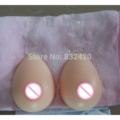 Teardrop shape 1000g DD cup realistic silicone breast forms for men drop shipping wholsale