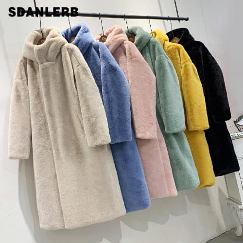 SDANLERB Women's Jackets With Fur