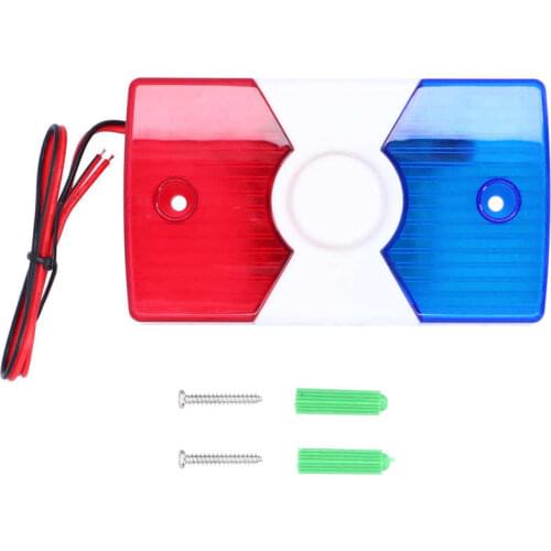 Strobe light Alarm Lamp Fire Alarm LED Sound Light Flash Lamp DC 12V Warning Strobe Siren for Construction Site