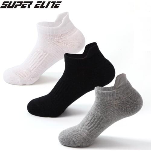 Super Elite Professional Sports Socks Unisex Fitness Cycling Running Boat Tennis Summer Soft Sock Sport Men Woman Women Slippers