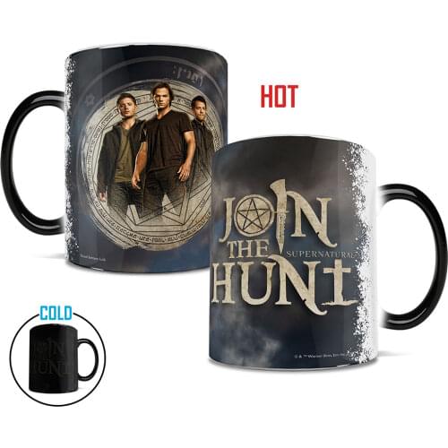 2021 Supernatural Mug 350ml Color Changing Heat-sensitive Reactive ceramic coffee mugs friends gift 11oz tea milk cup