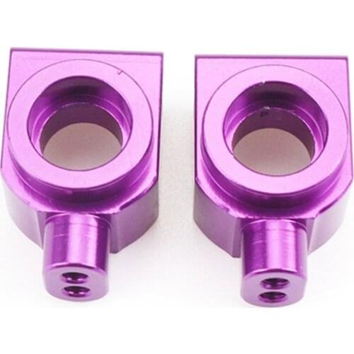 2Pcs Aluminum Alloy Rear Wheel Axle Carrier Rear Axle Seat for Wltoys 104001 1/10 RC Car Upgrade Parts