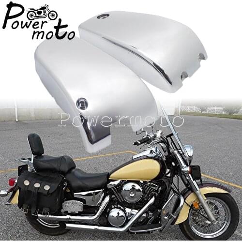 1 Set Motorcycle ABS Plastic Battery Side Fairing Cover Protection Frame Guard For Kawasaki Vulcan VN1500 VN 1500 Classic Nomad
