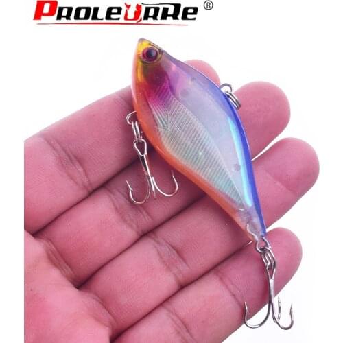 1Pcs Sinking vibration Fishing Lure 60mm 13.2g Wobblers Artificial Hard Bait Crankbait For Bass Lures Pesca Fishing tackle