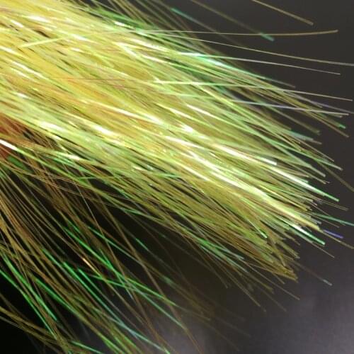 10Bags Flat Disco Pearl Sparkle Flash Crystal Tinsel Fly Tying Material Saltwater Streamer Bait Fish Lure DIY Red Blue Yellow