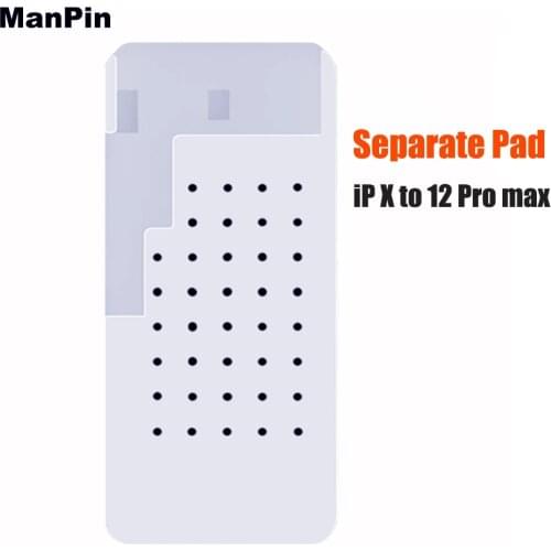 2in1 LCD Glass Separating Rubber Mold Pad For iPhone 12 Mini 11 Pro MAX XS X No Fold Flex Cable Screen Glue Cleanning Mat Tools
