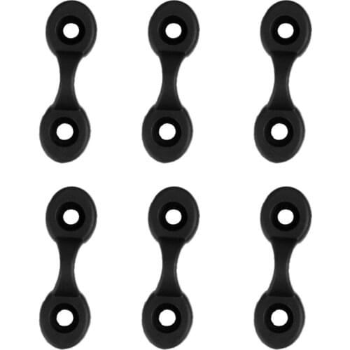 6 Pieces Kayak Pad Eye Deck Loop Tie Down Bungee Rope Shock Cord Kit Marine Boat Canoe Fishing Rigging Accessories