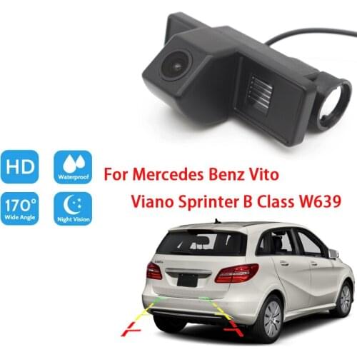 Car HD CCD Night Vision Back up Rear View Camera For Mercedes Benz Vito Viano Sprinter B Class W639 Parking Camera Waterproof