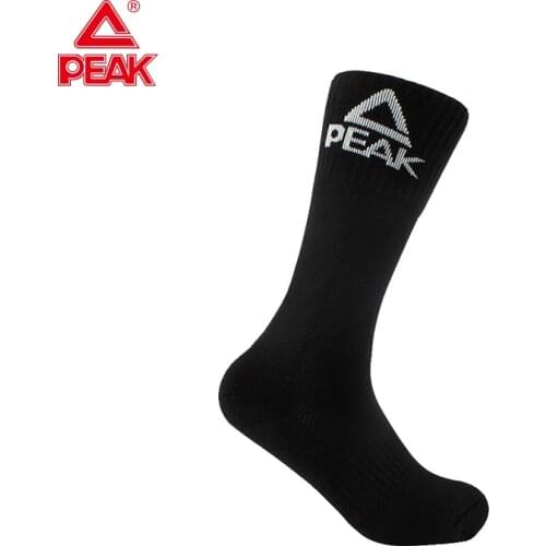 PEAK Basketball Socks 1 Pair Professional Bicycle Socks Mens Sports Socks Breathable Road Bike Outdoor Sports Racing Socks WB07