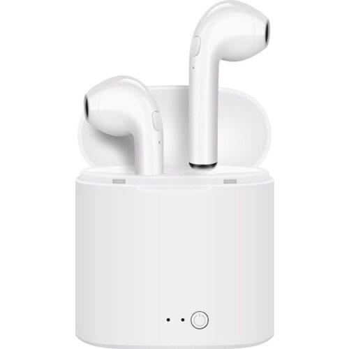 I7s TWS Wireless Headphones Bluetooth Earphones Stereo Bass Headsets Sport Waterproof Earbuds In-ear Headphone for Android ios