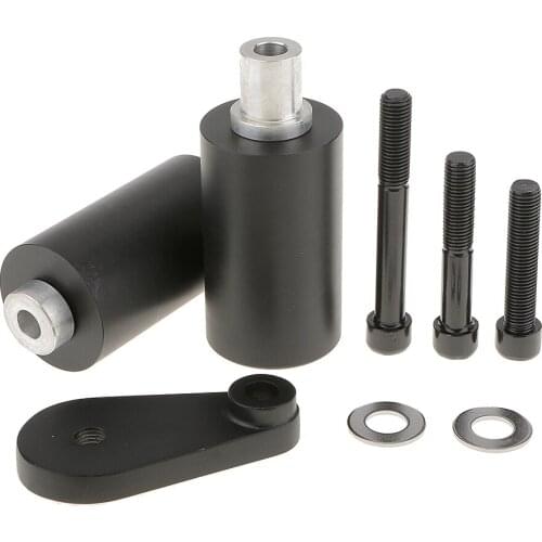 Black-Frame Sliders Crash Engine Protector For Yamaha YZF R6 R6S 2003-2008