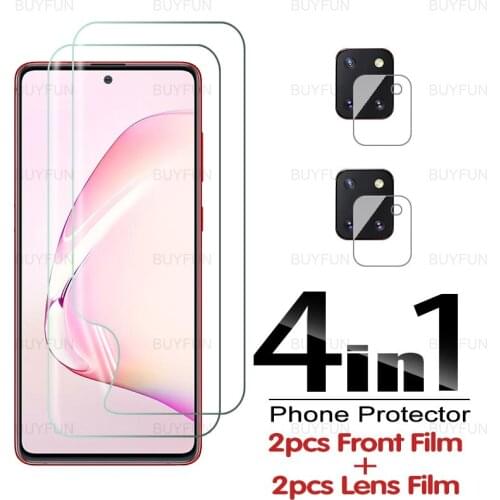 For Samsung Galaxy Note10 Lite Full cover Front Hydrogel Film for galaxy note 10 8 9 10plus screen protector camera safety film