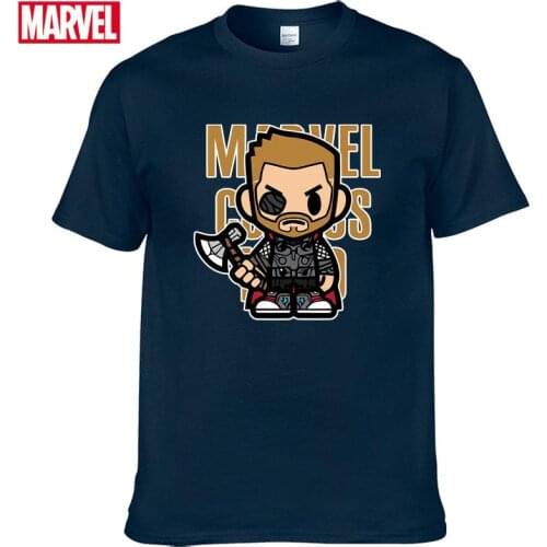 Marvel The Avengers Thor T-shirt Comfortable Breathable 100% cotton Fashion clothes for teens Summer Tops men t shirt #143