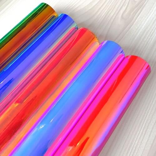 Holographic Craft Vinyl Various Effect Self Adhesive Sign Vinyl Back Sticky Adhesive Craft Cricut Film Cup/Wall Decor DIY Gift