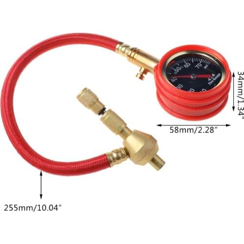 Tyre Tire Air Pressure Gauge Meter Tester for Motor Vehicle Car Bike
