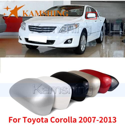 Kamshing For Toyota Corolla 2007-2013 Outside Rearview Mirror Cover Rear view Mirror Cover Side Mirror Shell Cap Housing House