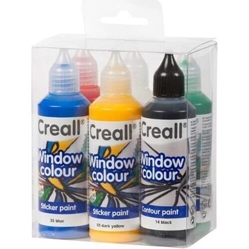 Creall 6 S Glass Dye 80ML-Mixed Color