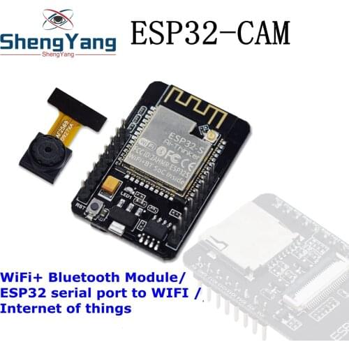 TZT ESP32-CAM WiFi + Bluetooth Module Camera Module Development Board ESP32 with Camera Module OV2640 2MP For Arduino
