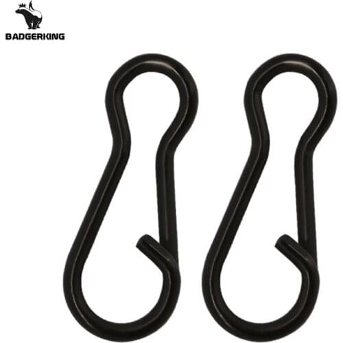 50pcs/lot Brass anti-rust Low Gloss Carp Fishing swivels set pesca tackle Fishing accessories for Carp Fishing lure Fishing