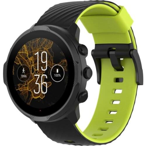 Soft Silicone Watch Band Strap For SUUNTO 9 Baro 24mm Bands Outdoor Sport Silicone Smartwatch Belt For SUUNTO 9 Watchs Accessory