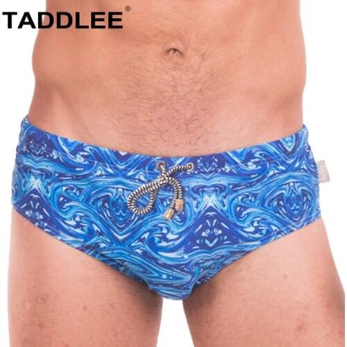 Taddlee Brand Sexy Mens Swimwear Swimsuits Swim Boxer Briefs Bikini Gay Penis Pouch Bathing Suits Men Board Surf Trunks Shorts
