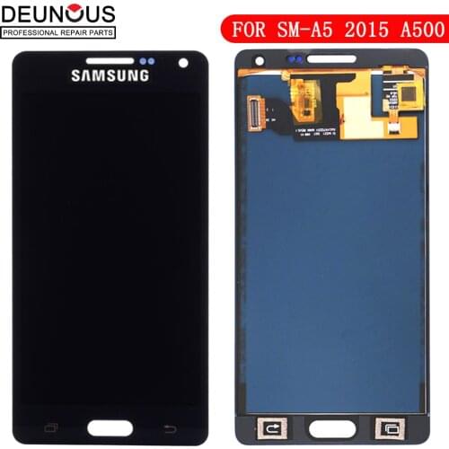 TFT For Samsung Galaxy A5 2015 LCD A500 Display Touch Digitizer Sensor Glass Assembly Can Adjust A500 A500F A500FU A500H