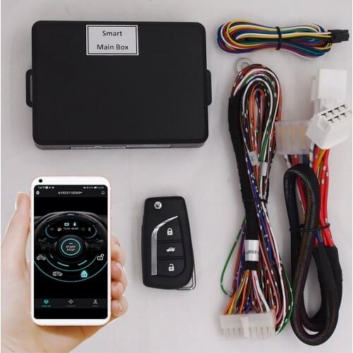 Remote engine start to warm up vehicle fit for Toyota , 4G APP control , no need add one button push start