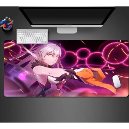 Unique Style Mousepad Anime Girl Pad Natural Rubber Washable Large Table Pad Game Accessories Game Mouse Pad Christmas Gift