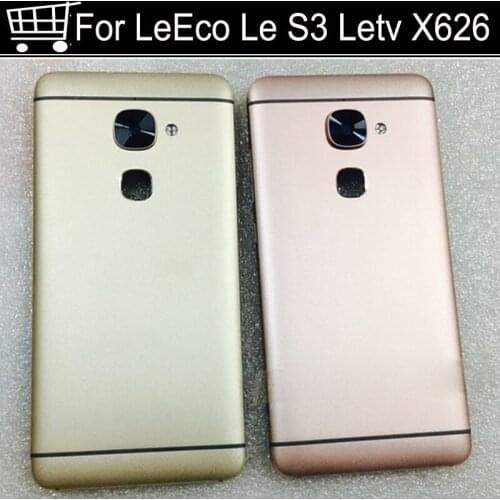 Back Cover For LeEco Le S3 Letv X626 21MP MetalBody Battery Door Housing case back cover With camera glass For LeEco Le S3 X626