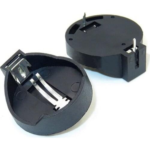 10 pcs of Black CR2032 3V Button Coin Cell Battery Socket Holder Case Wholesale