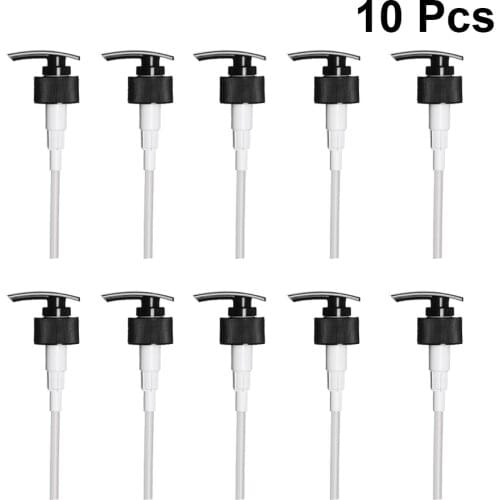 10pcs Black 28mm Plastic Lotion Dispenser Pump Travel Bottle Pump for Shampoo Hand Soap Bottles For Travel Home Hotel A50