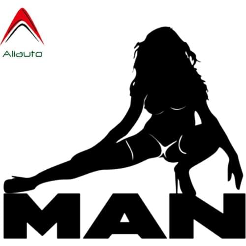 Aliauto Man Girl Sexy Car Sticker Personality KK Decal Laptop Motorcycle Auto Accessories Decoration,17cm*15cm