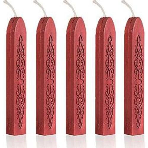 Colorful 5pcs Colorful Sealing Wax Stick Stamp Wax For Documents Sealing For Letters Wedding Invitation New Arrival Beautiful