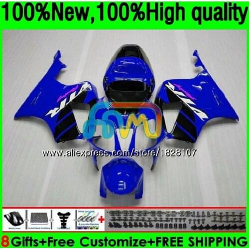 Body For HONDA VTR1000 RC51 SP1 SP2 01 02 03 04 05 06 148BS.0 VTR 1000 2000 2001 2002 2003 2004 2005 2006 Fairings Factory blue