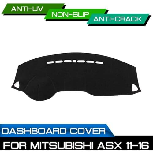 Car Dashboard Mat for Mitsubishi ASX 2011 2012 2013 2014 2015 2016 Anti-dirty Non-slip Dash Cover Mat UV Protection Shade