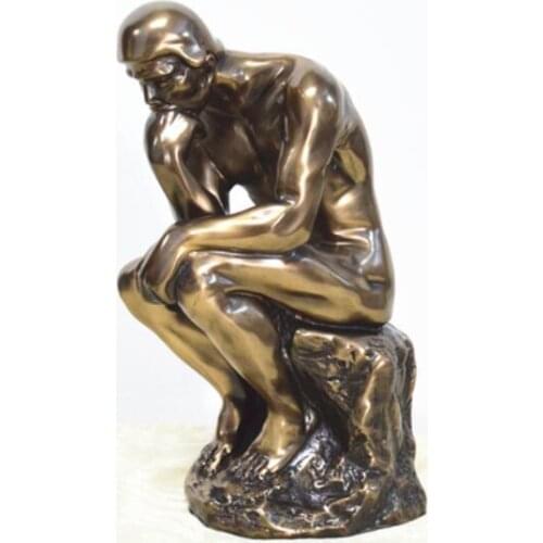 Meditators ponder artwork sculpture decoration