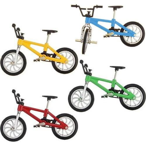 Mini Finger Bicycle Toys Creative Alloy Finger Mountain Bike Children Grownup Bicycle Finger Scooter Toy Gift Desk Decoration